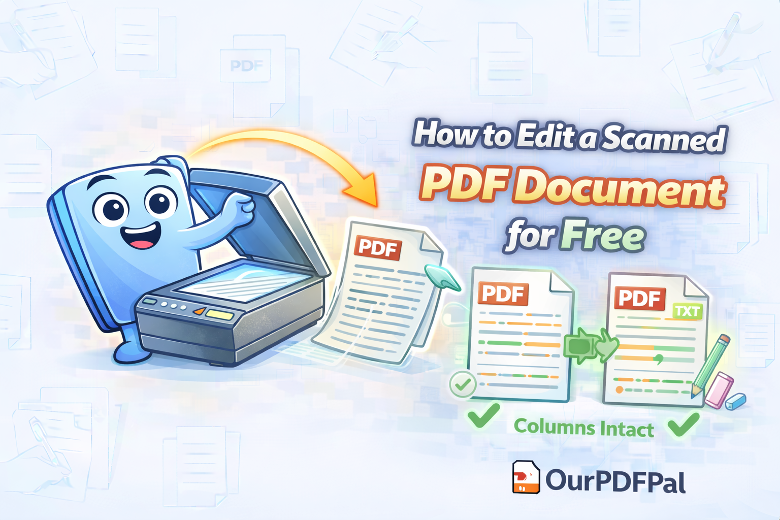 How to Edit a Scanned PDF Document for Free